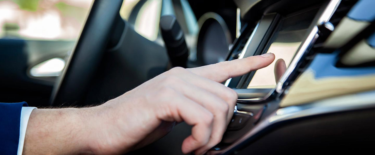 touch screen in car